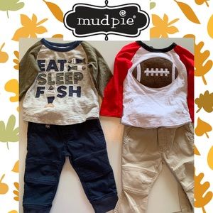 🏈{Mudpie/Cat & Jack} boys of fall outfits 🏈